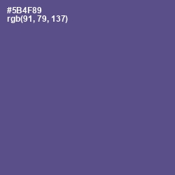 #5B4F89 - Victoria Color Image