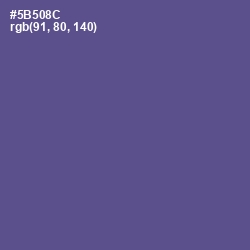 #5B508C - Victoria Color Image