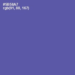 #5B58A7 - Scampi Color Image