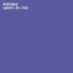 #5B59A2 - Scampi Color Image