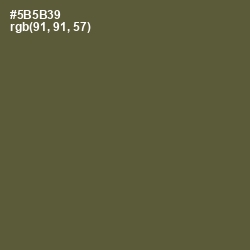 #5B5B39 - Hemlock Color Image