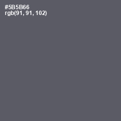 #5B5B66 - Scarpa Flow Color Image