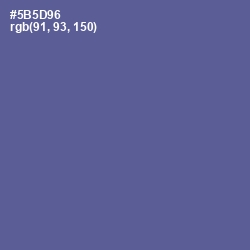 #5B5D96 - Victoria Color Image