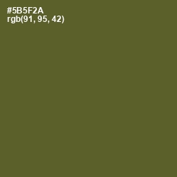 #5B5F2A - Verdigris Color Image