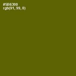 #5B6300 - Green Leaf Color Image