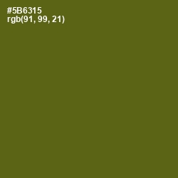 #5B6315 - Green Leaf Color Image