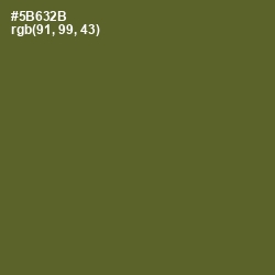 #5B632B - Chalet Green Color Image