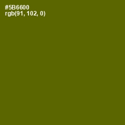 #5B6600 - Green Leaf Color Image