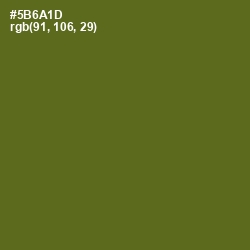 #5B6A1D - Green Leaf Color Image