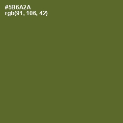 #5B6A2A - Chalet Green Color Image