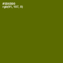 #5B6B00 - Green Leaf Color Image