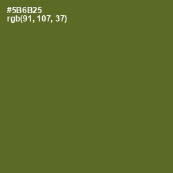 #5B6B25 - Chalet Green Color Image