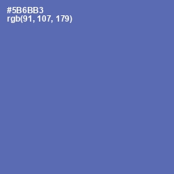 #5B6BB3 - San Marino Color Image
