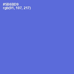 #5B6BD9 - Indigo Color Image