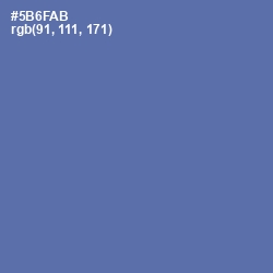 #5B6FAB - San Marino Color Image