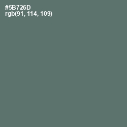 #5B726D - Como Color Image