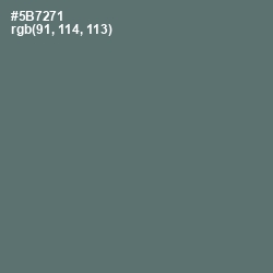 #5B7271 - Cutty Sark Color Image
