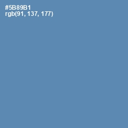 #5B89B1 - Horizon Color Image