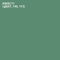 #5B8C71 - Spring Leaves Color Image