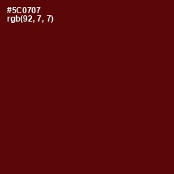 #5C0707 - Mahogany Color Image