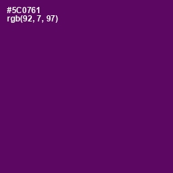 #5C0761 - Scarlet Gum Color Image
