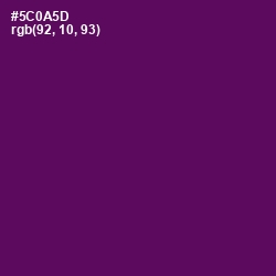 #5C0A5D - Clairvoyant Color Image