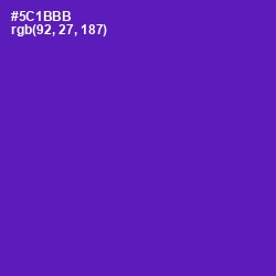#5C1BBB - Daisy Bush Color Image
