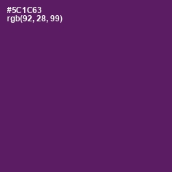 #5C1C63 - Honey Flower Color Image
