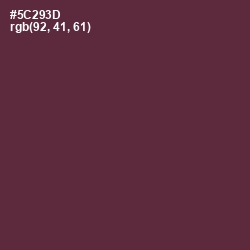 #5C293D - Congo Brown Color Image