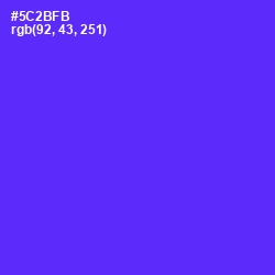 #5C2BFB - Purple Heart Color Image