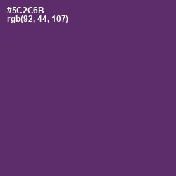 #5C2C6B - Honey Flower Color Image