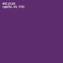 #5C2C6E - Honey Flower Color Image