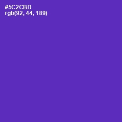 #5C2CBD - Royal Purple Color Image