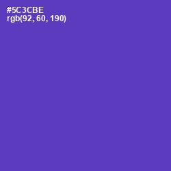 #5C3CBE - Royal Purple Color Image