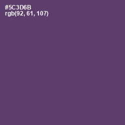 #5C3D6B - Voodoo Color Image