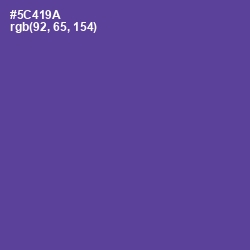 #5C419A - Victoria Color Image