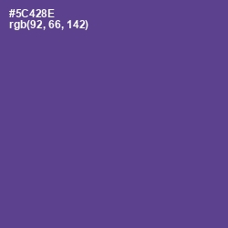 #5C428E - Victoria Color Image