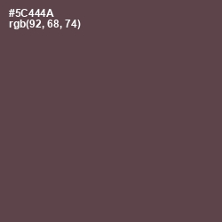 #5C444A - Emperor Color Image