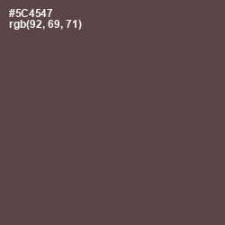 #5C4547 - Emperor Color Image