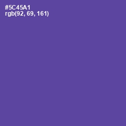 #5C45A1 - Butterfly Bush Color Image