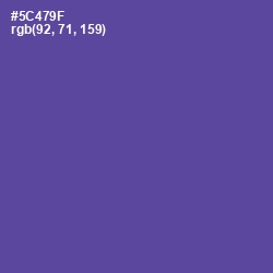 #5C479F - Victoria Color Image