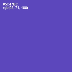 #5C47BC - Blue Violet Color Image