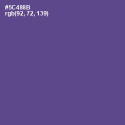 #5C488B - Victoria Color Image