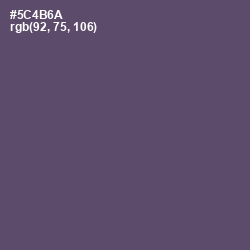 #5C4B6A - Scarpa Flow Color Image