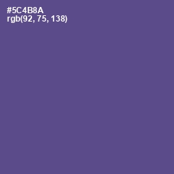 #5C4B8A - Victoria Color Image