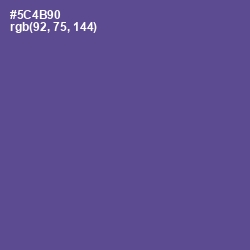 #5C4B90 - Victoria Color Image