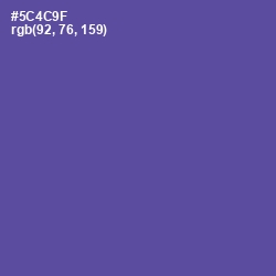 #5C4C9F - Victoria Color Image