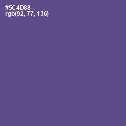 #5C4D88 - Victoria Color Image