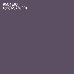 #5C4E63 - Scarpa Flow Color Image
