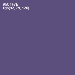 #5C4F7E - Comet Color Image